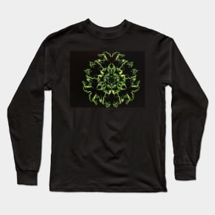 Green Flame Long Sleeve T-Shirt